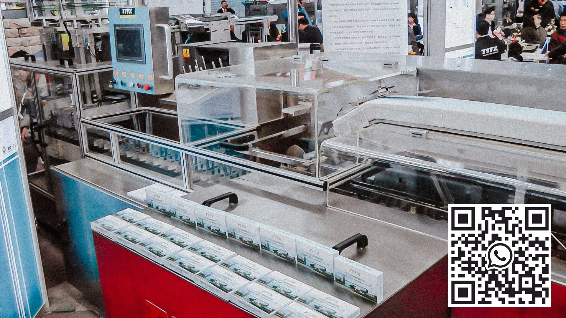自动硬纸板包装机，用于在纸板箱中包装带有片剂的水泡