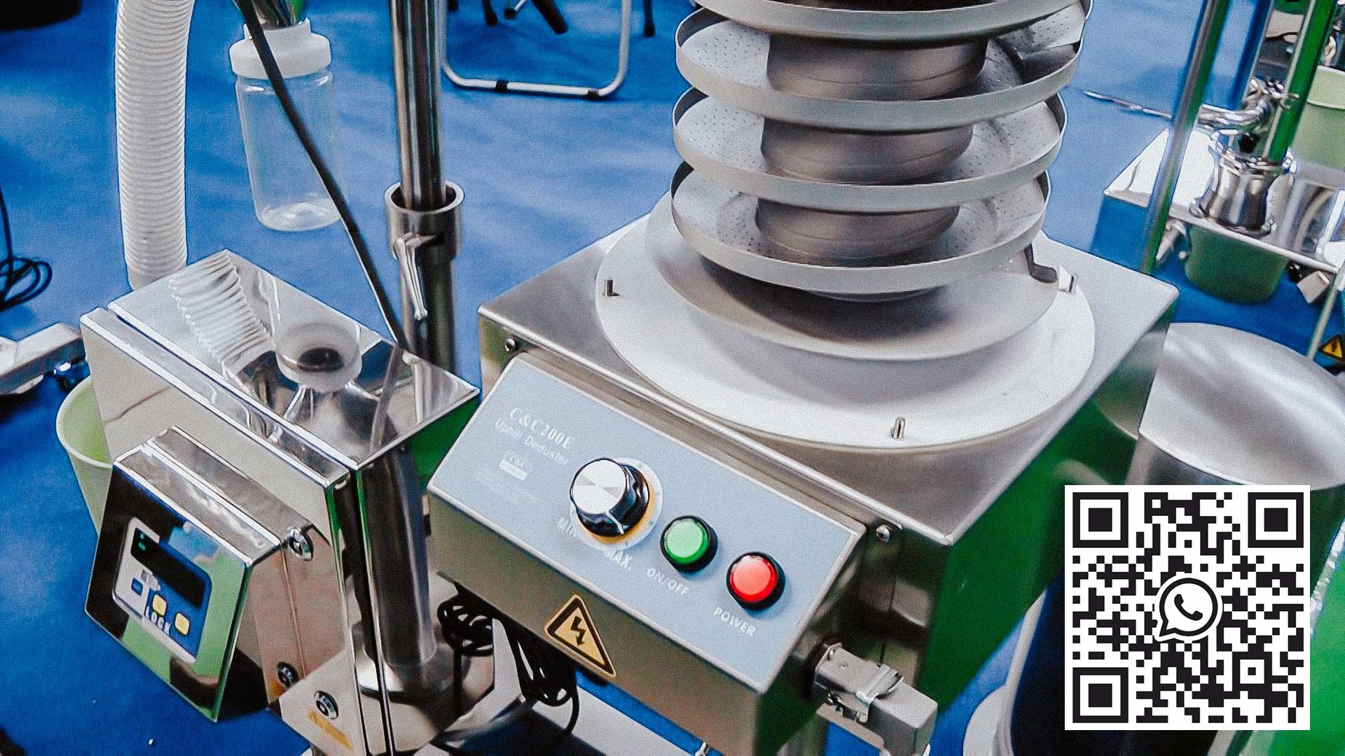金属检测器中具有自动质量控制功能的自动振动药片提升机