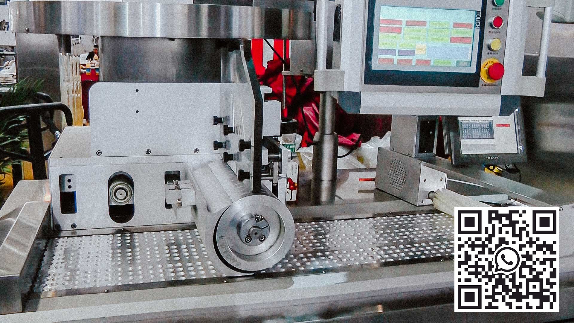 Automatische blistermachine voor het verpakken van vaste gelatinecapsules in alu-alu blisterverpakking