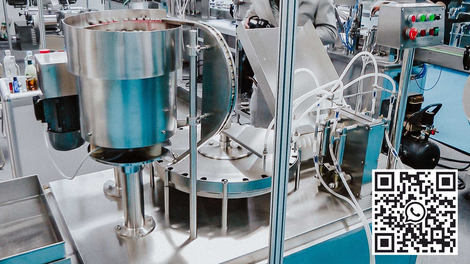 Automatische vul- en sluitmachine penicillineflessen farmaceutische vloeibare geneeskunde