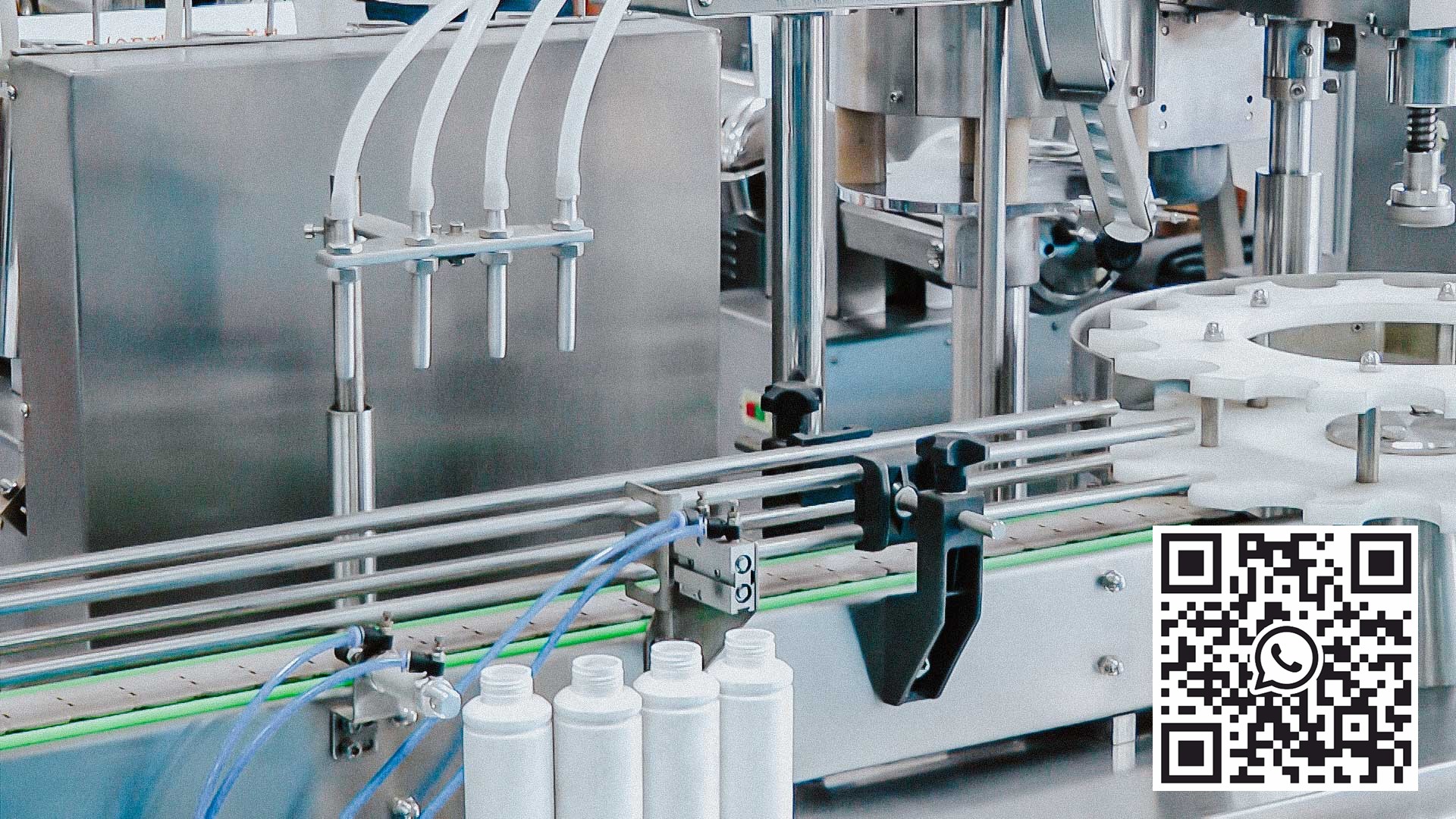 Automatische vul- en sluitmachine voor glazen flessen voor de productie van medicijnen