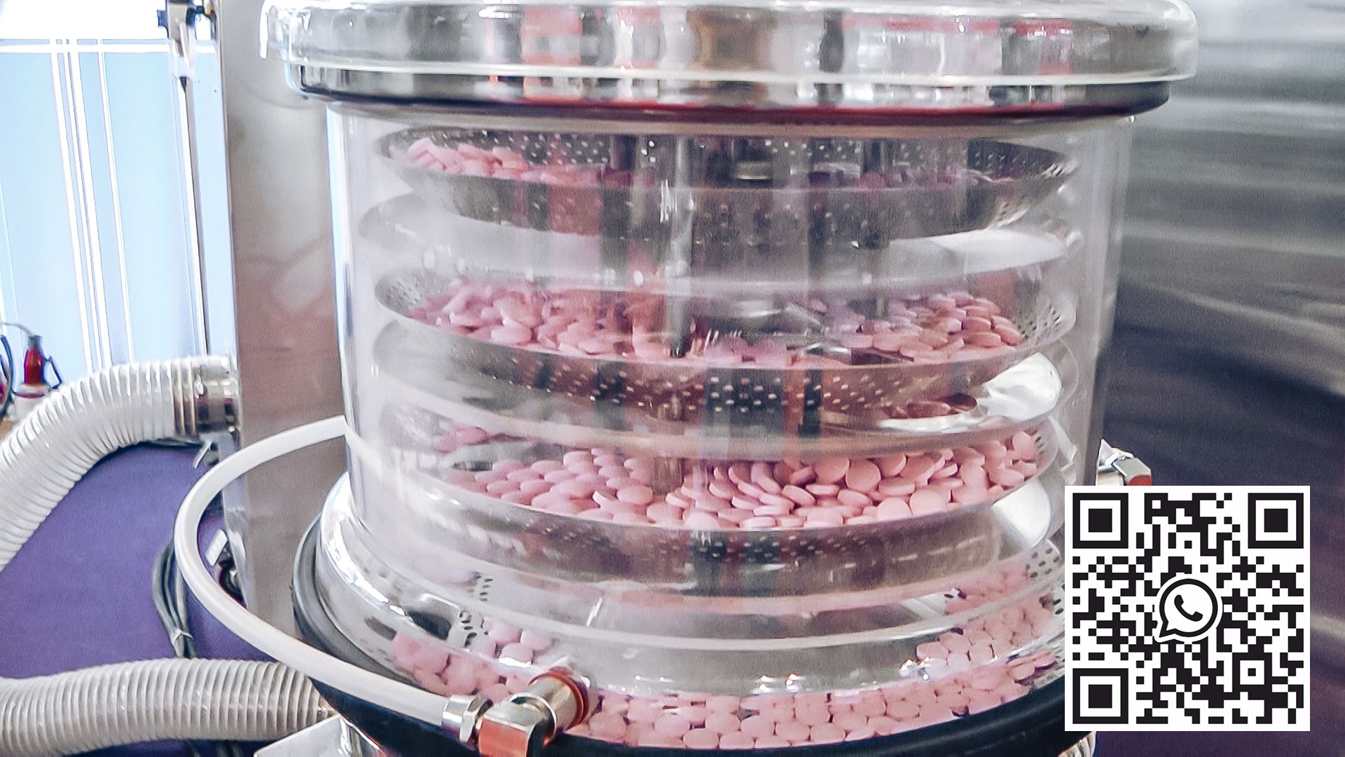 Équipement automatique pour le dépoussiérage et le polissage des comprimés dans la production pharmaceutique USA