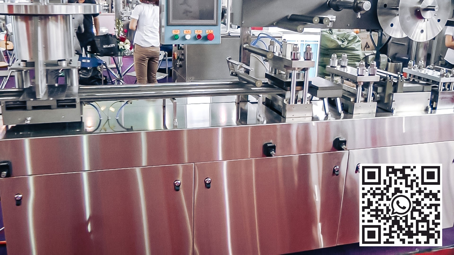 Αυτόματος εξοπλισμός για συσκευασία δισκίου σε συσκευασία κυψέλης αλουμινίου σε φαρμακευτική παραγωγή