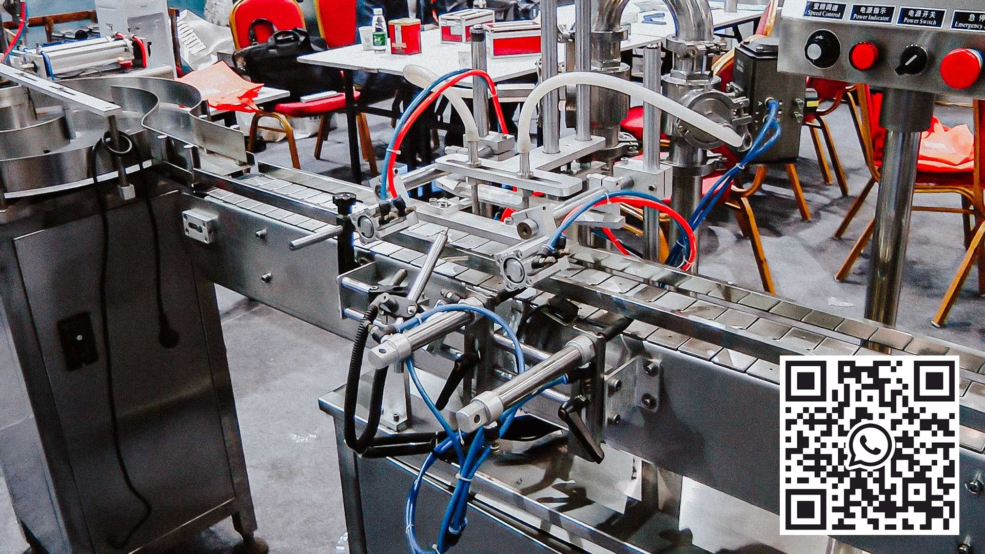 Linea di imbottigliamento automatica per bottiglie di plastica