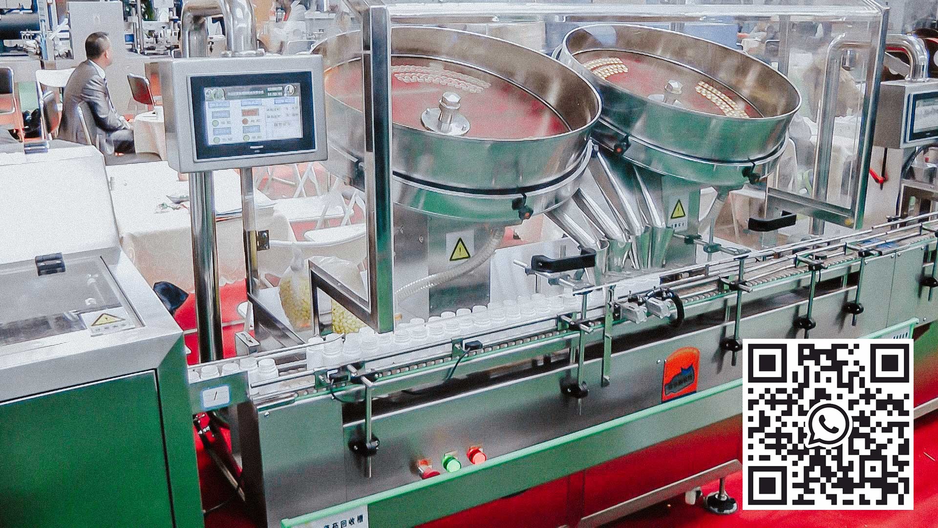 Contadisco automatico per compresse e capsule di gelatina confezionate in flaconi di plastica