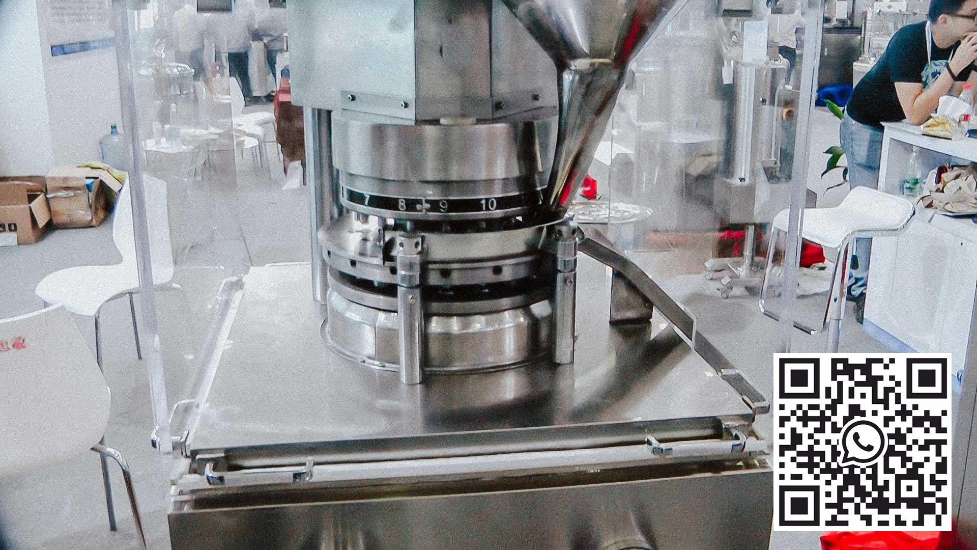 Comprimitrice rotativa automatica per fabbrica farmaceutica di produzione di compresse