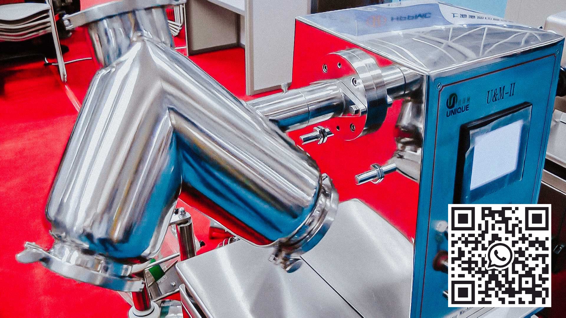 Automatinis V miltelių maišytuvas laboratorijai, skirtas 5-10 litrų tūrio sumaišymui