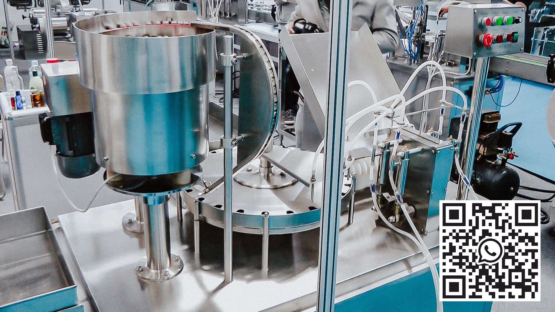 Automatiniai penicilino butelių užpildymo ir uždarymo aparatai - farmaciniai skysti vaistai