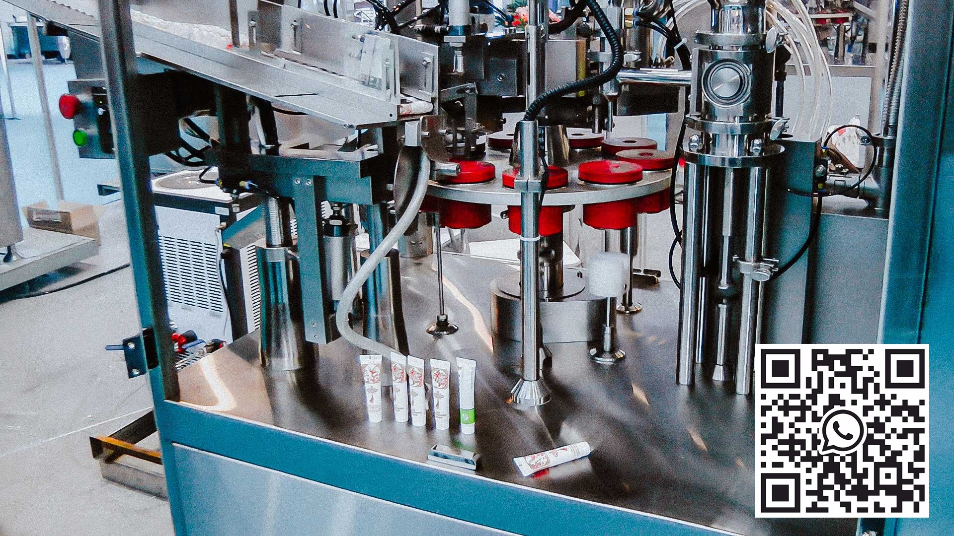Automatinė plastikinių kreminių plastikinių vamzdelių užpildymo mašina