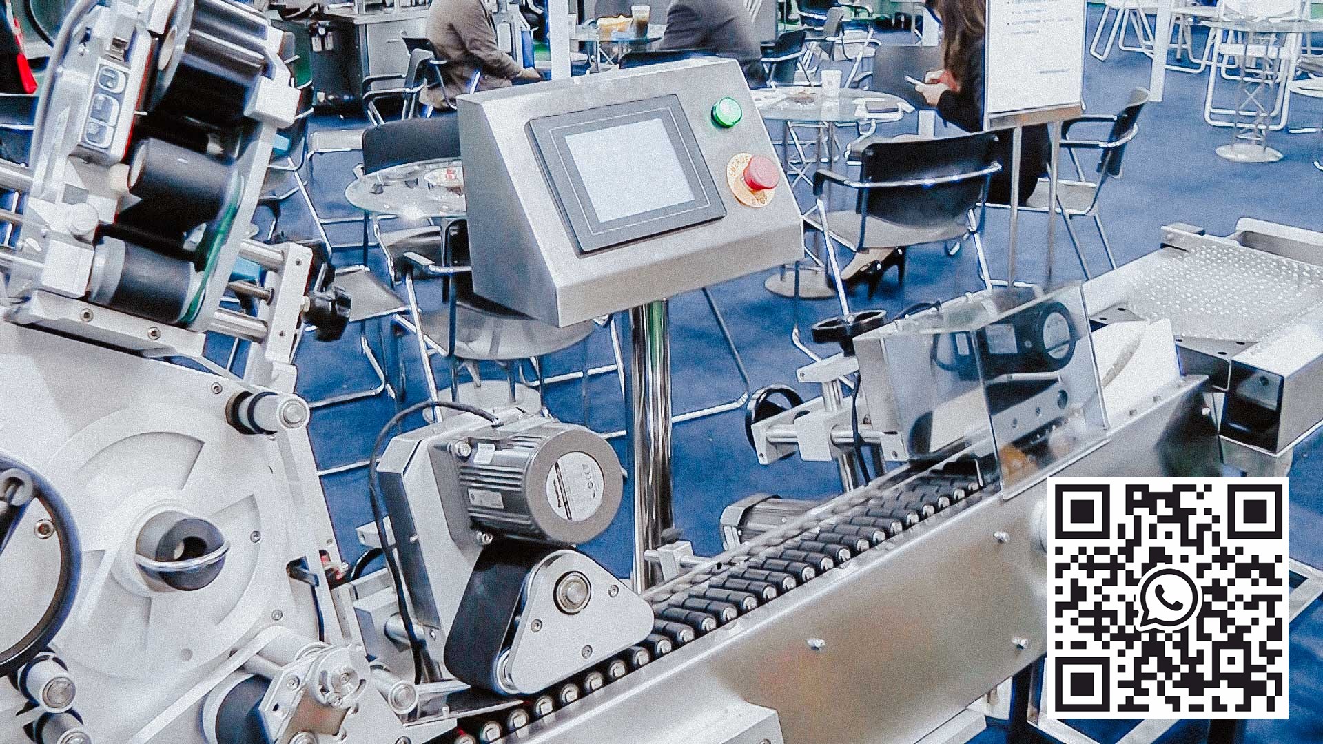Automatinė etikečių klijavimo mašina etiketėms klijuoti ant stiklinių ampulių ir buteliukų