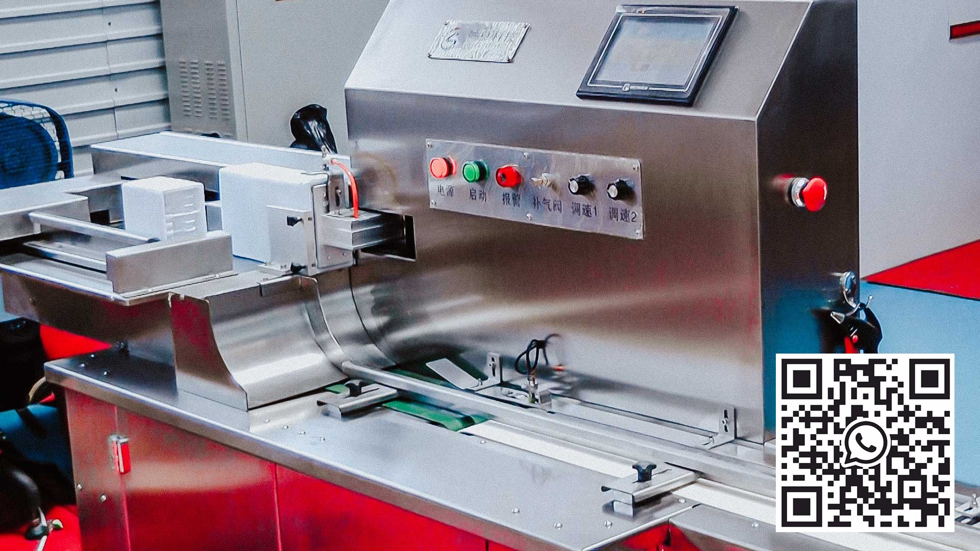 Automatinė mašina stiklinėms ampulėms supakuoti į plastikinius 10 vnt