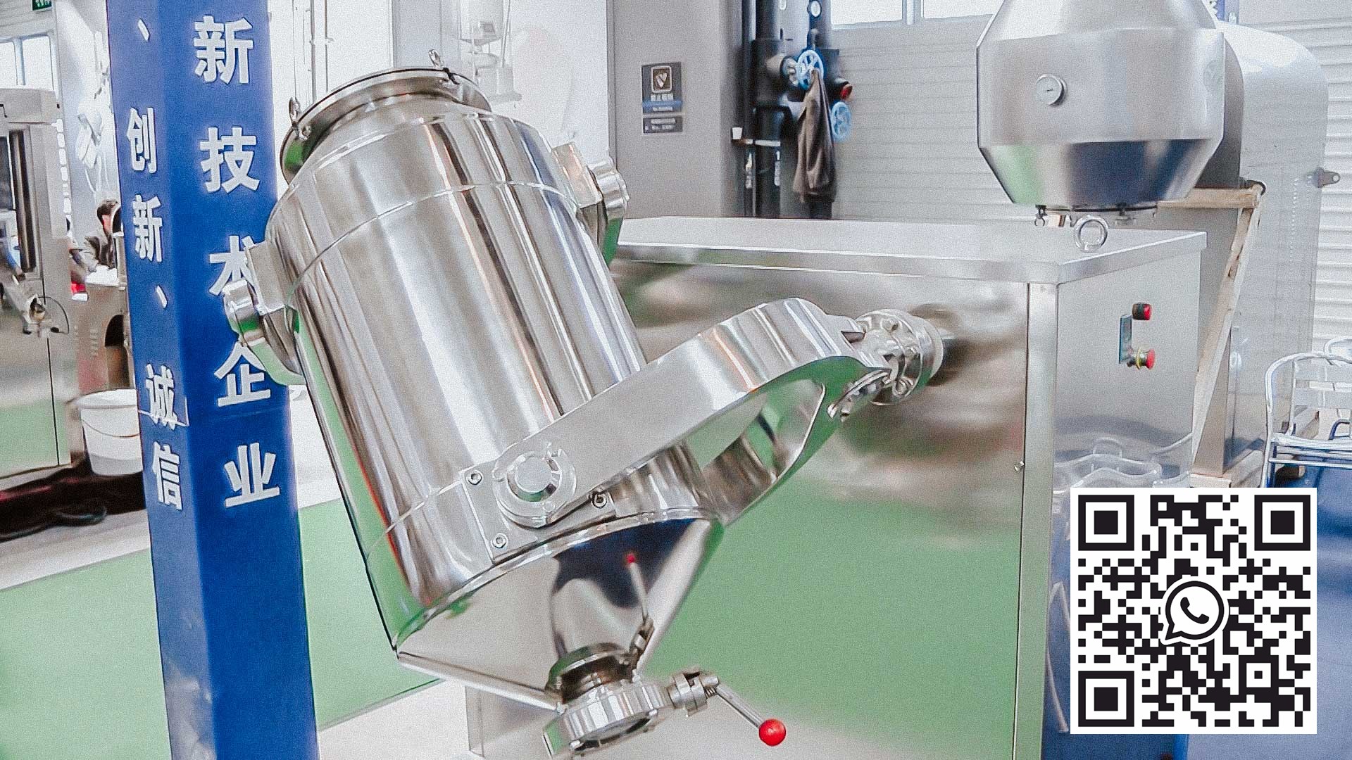 Maišykite girtą statinę miltelių maišymui farmacijos vaistų gamyboje