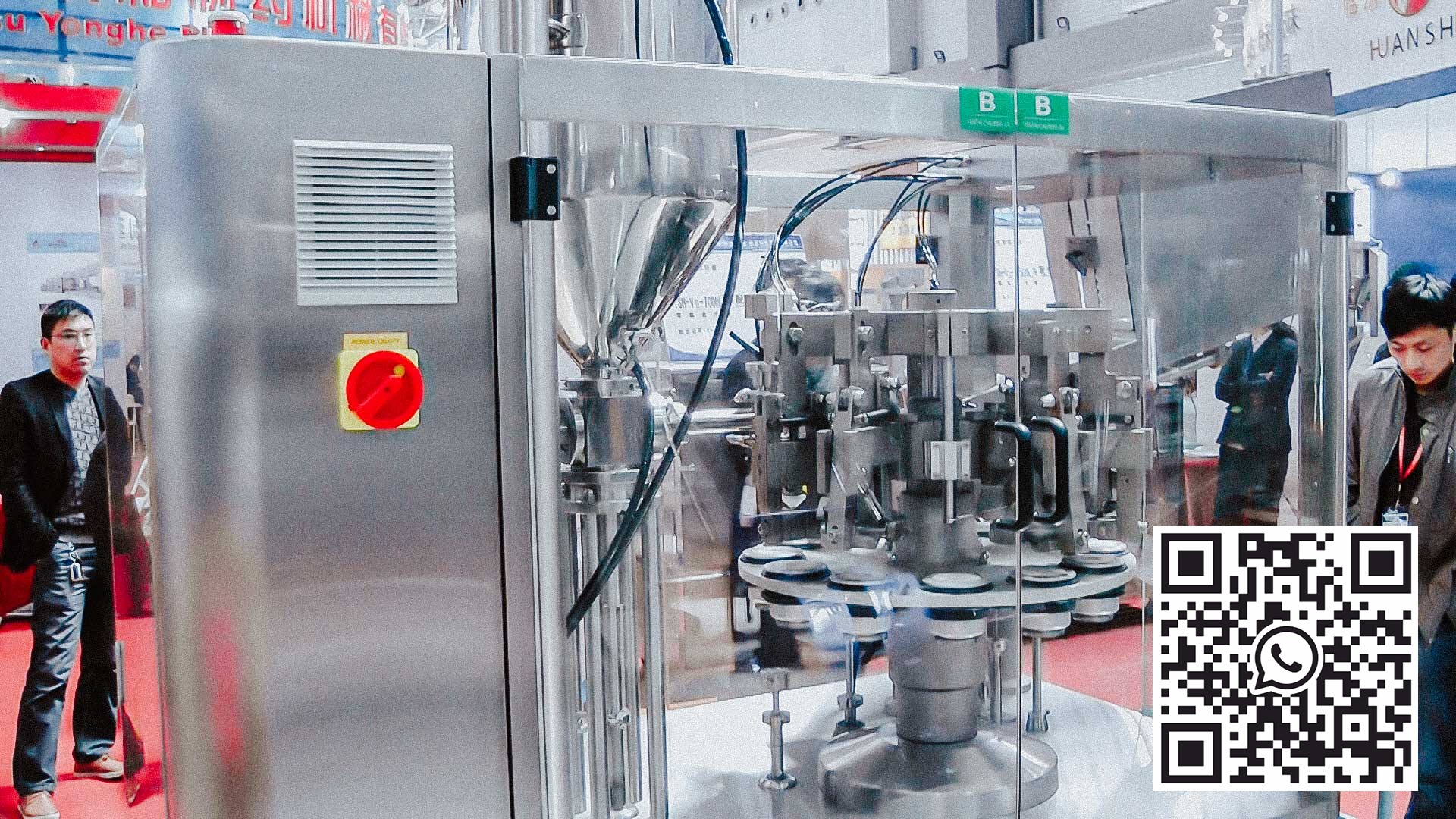 Farmacinė įranga, skirta užpildyti ir užplombuoti plastikinius mėgintuvėlius kremu ir tepalu