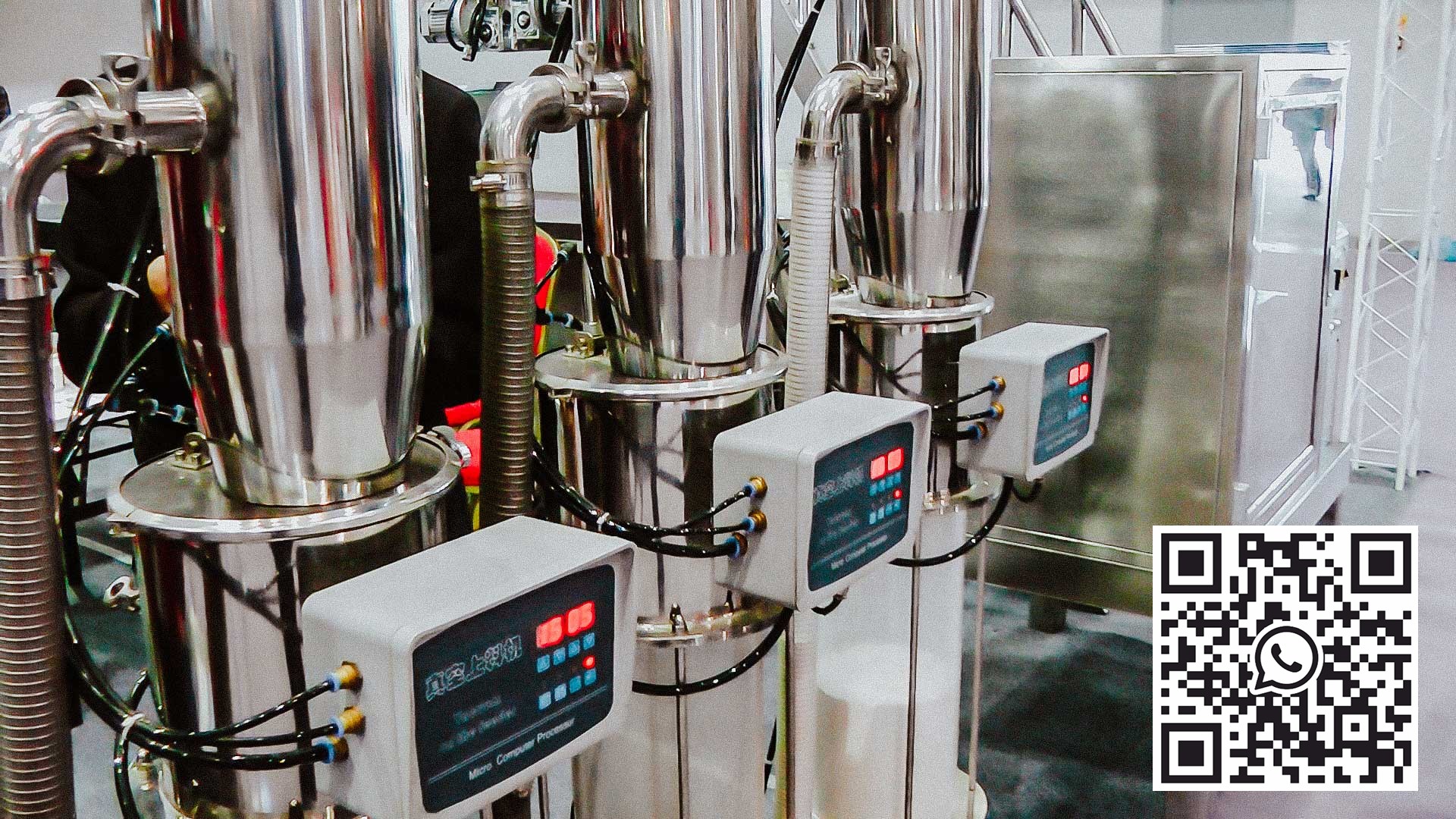 Vakuuminiai milteliniai konvejeriai maisto, kosmetikos ir farmacijos pramonei