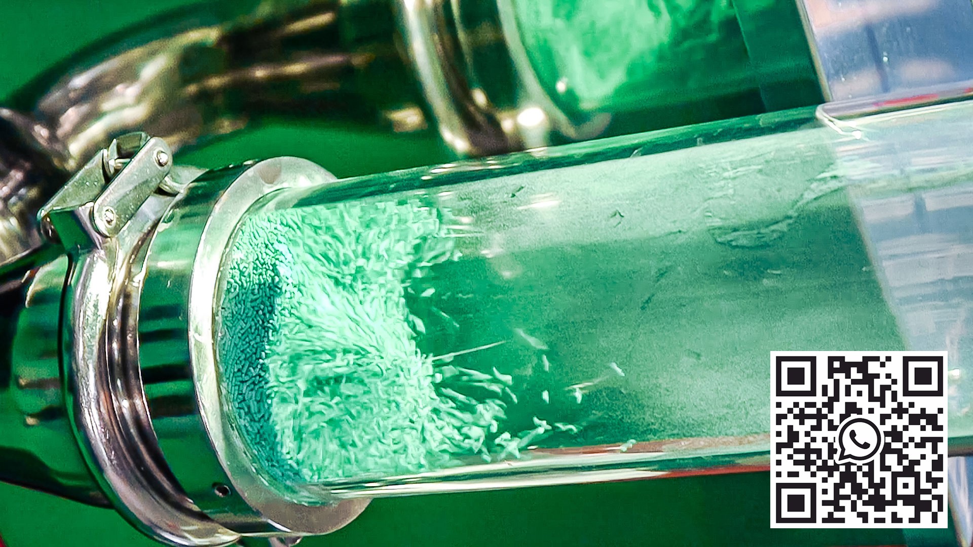 Automatinė miltelių šlapio granuliavimo į granules įranga