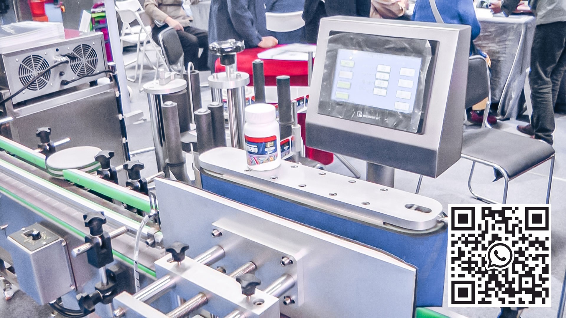 Automatinė plastikinių ir stiklinių butelių ženklinimo įranga