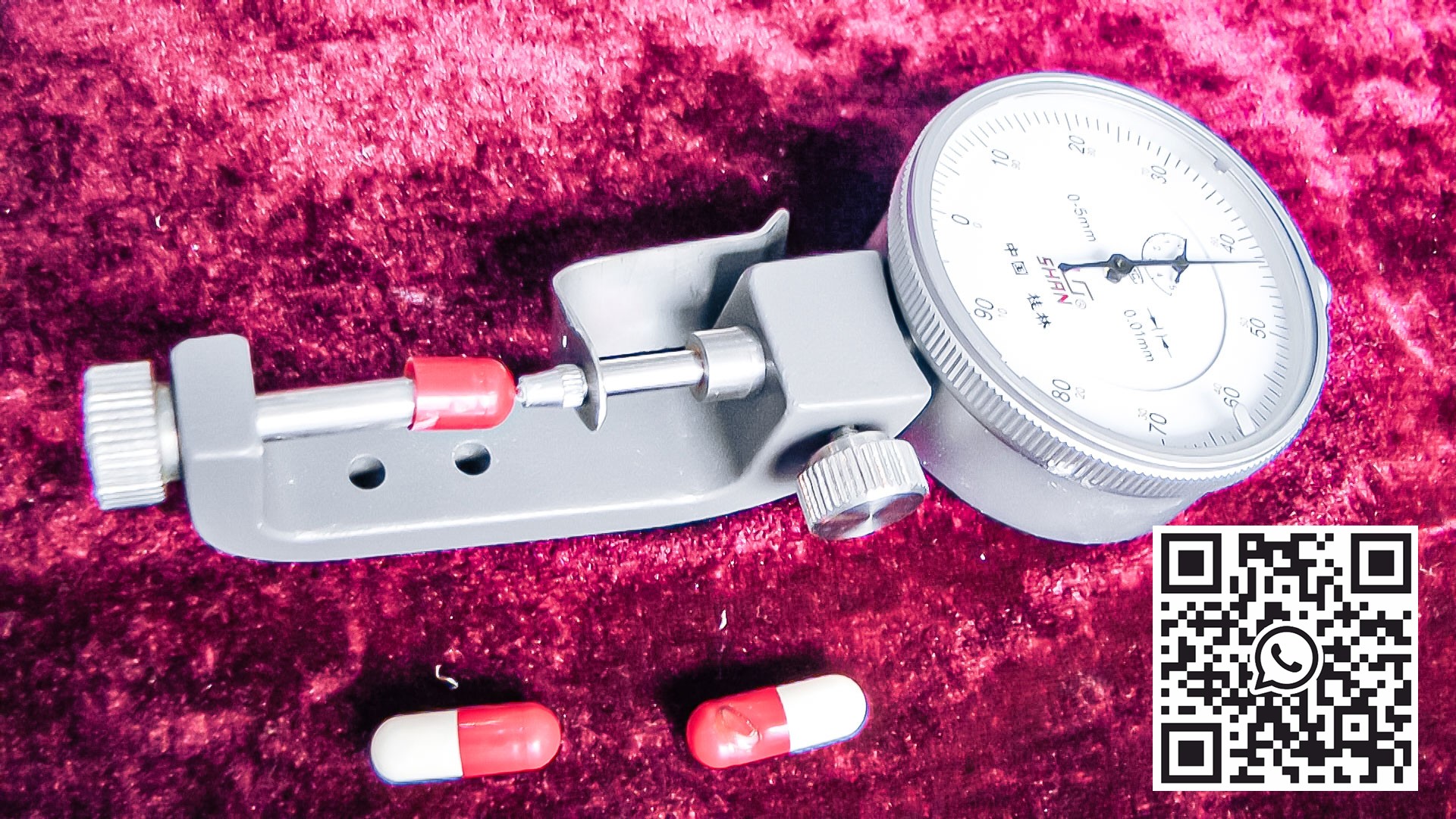 Automatinė želatinos kapsulių sienelių storio tikrinimo įranga farmacijos gamyboje