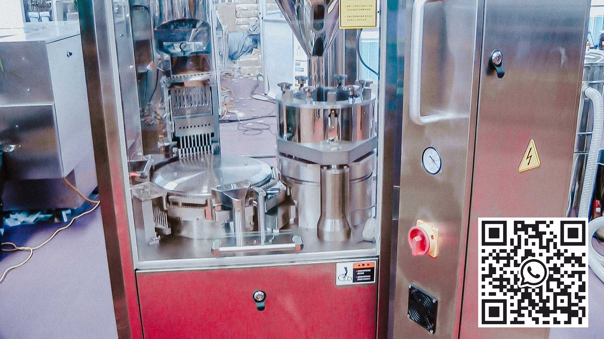 Pengisian serbuk automatik berkelajuan tinggi untuk kapsul gelatin keras