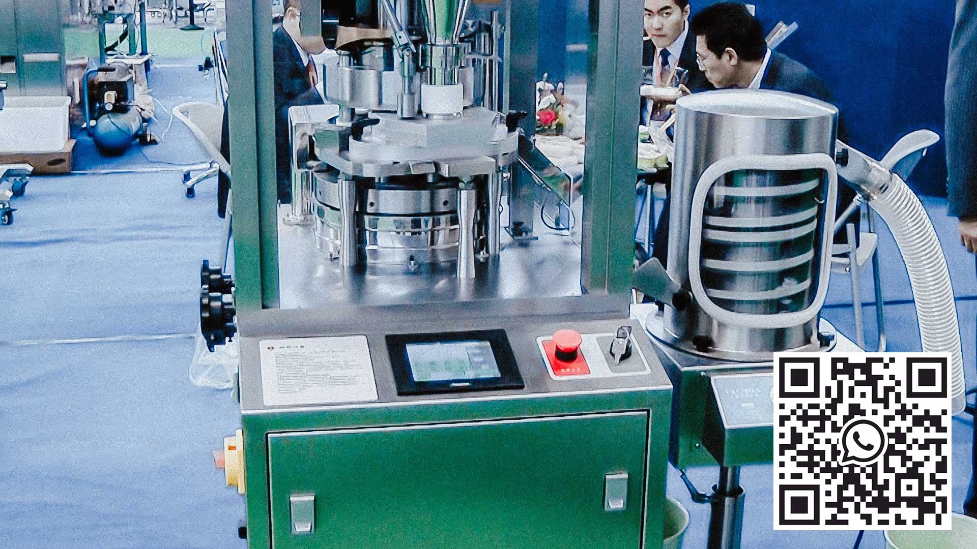 Laboratorietablettpresse for produksjon av farmasøytiske pulvertabletter