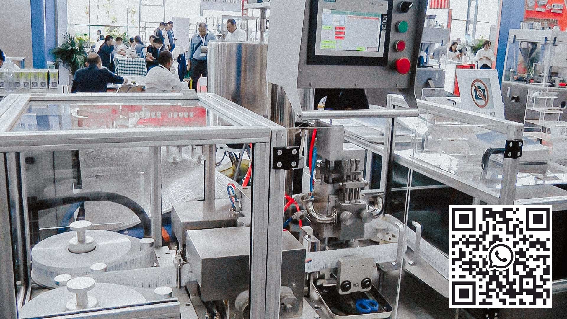 Equipamento de enchimento e selagem de supositório de fita moldada com o medicamento