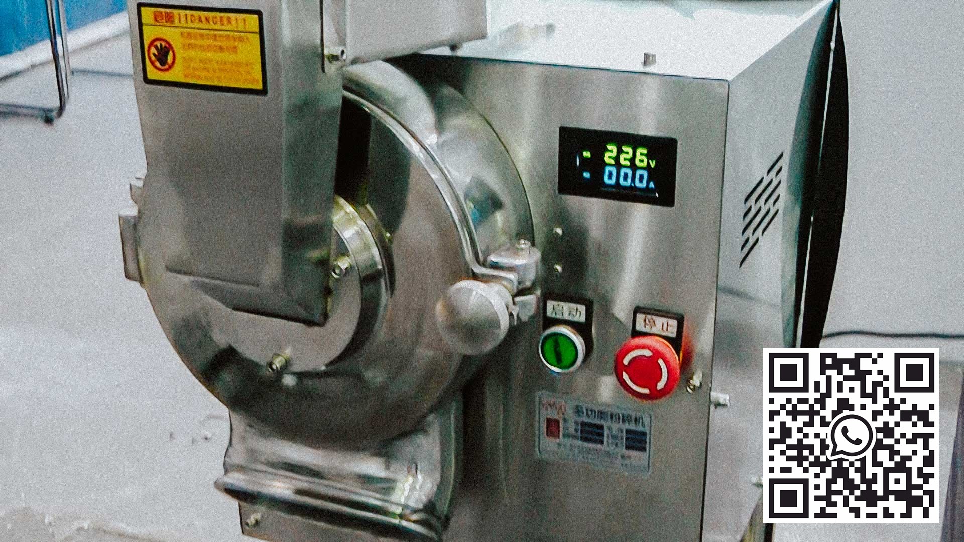 Molino refrigerado por agua de la droga farmacéutica de los alimentos de la trituradora de alimentos