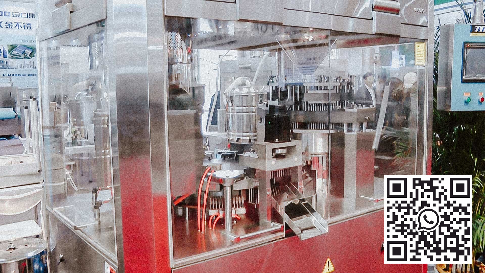 Máquina de llenado automática de alta velocidad cápsulas de polvo de gelatina dura