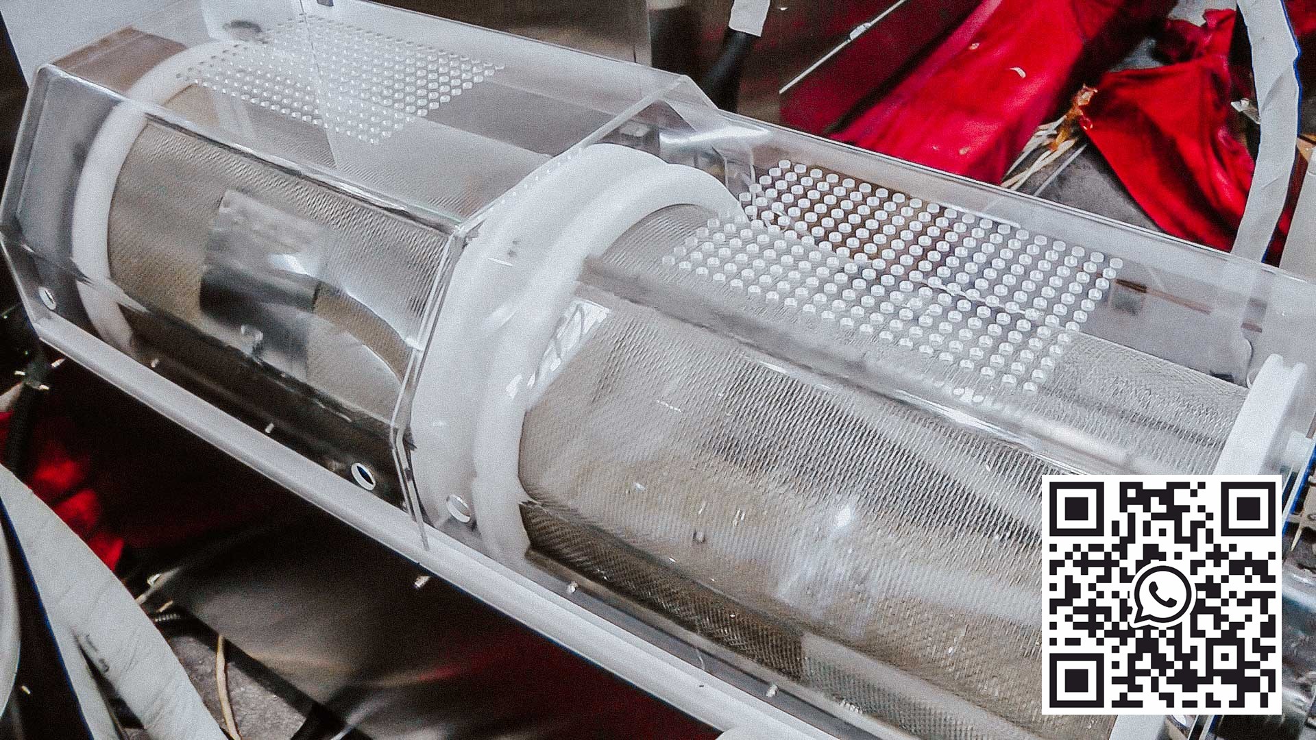 Equipo de rotación de tuberías para secar cápsulas de gelatina blanda con omega 3