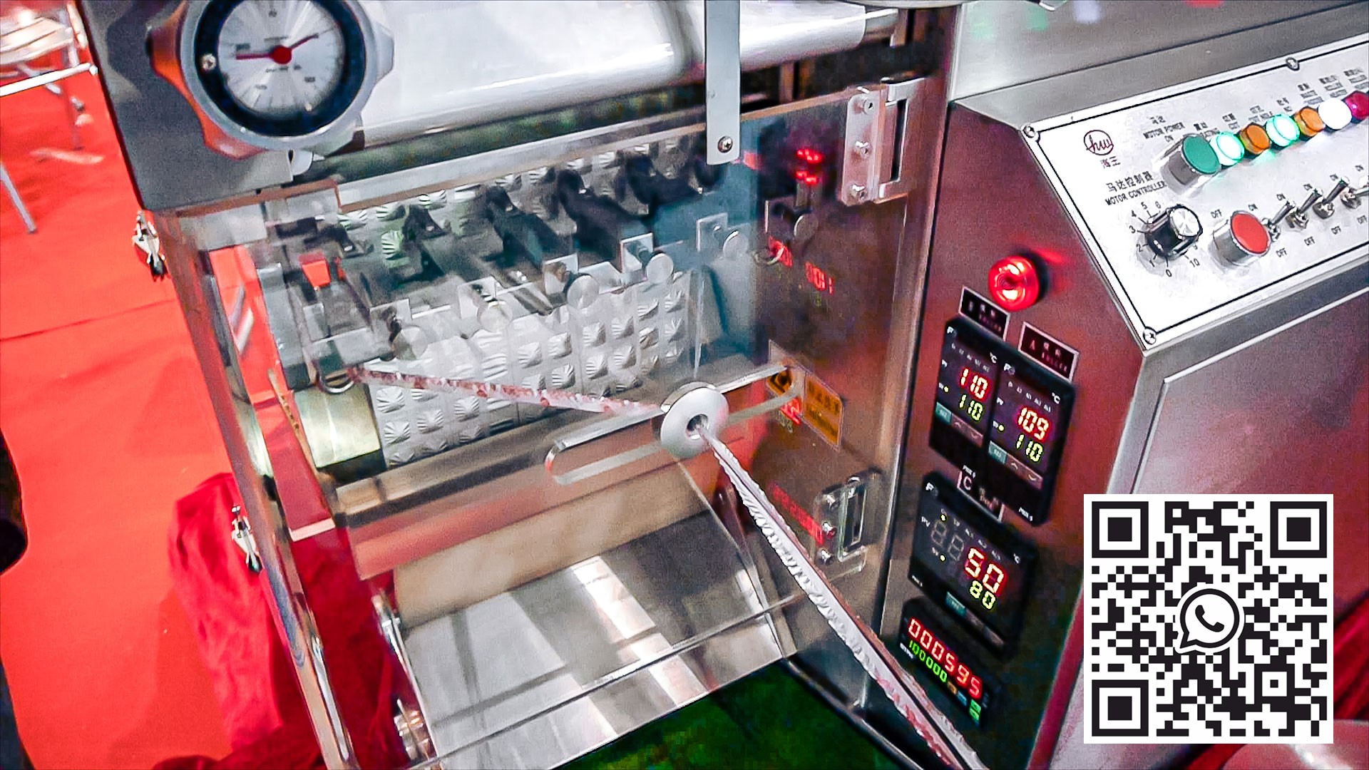 Equipo automático para envasado de comprimidos en envases de aluminio blando