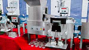 Equipment for counting and packaging of tablets, dragee, pills, capsules, candies