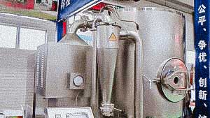 Automated equipment for drying and granulation in a fluidized bed for the production of granules