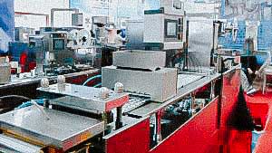 Automatic blistering machine for filling of tablets in blisters ALU / ALU