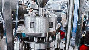 Automatic capsule filling equipment for solid gelatin capsules