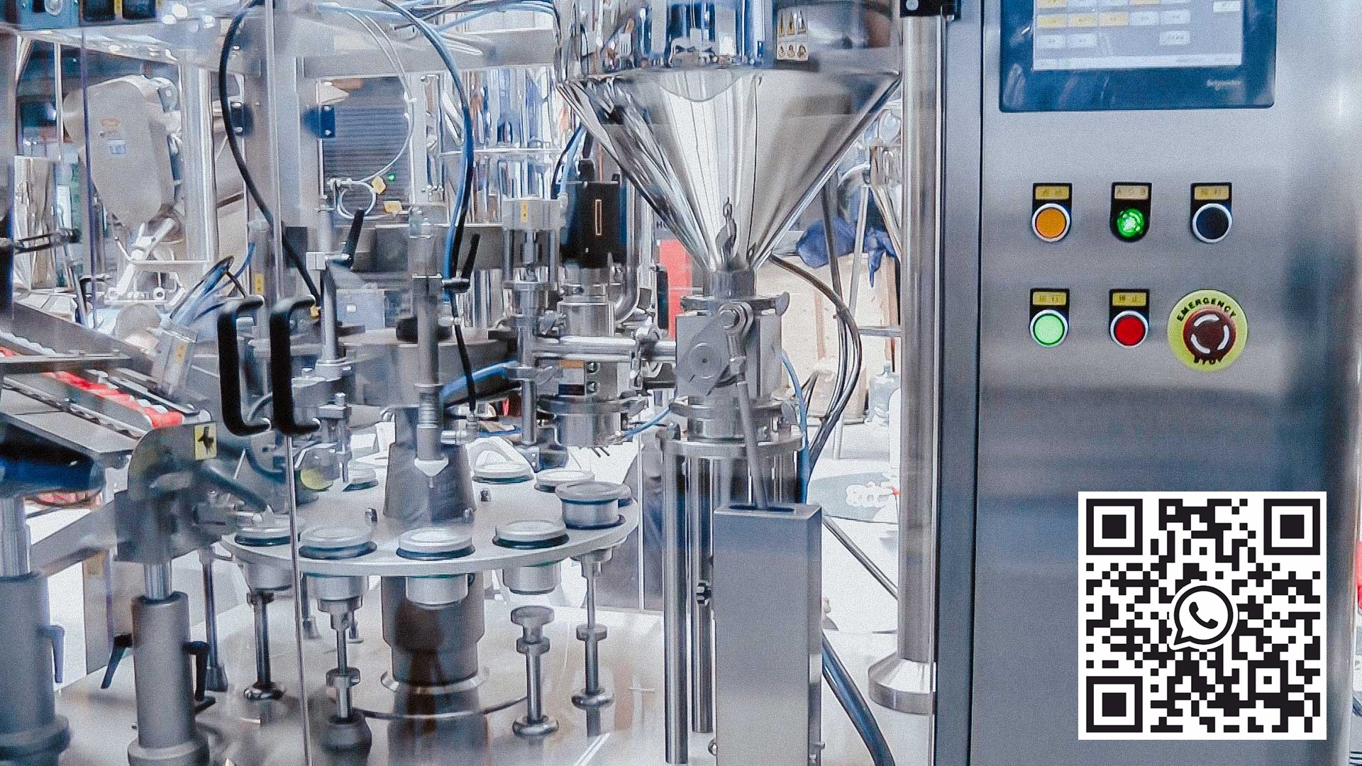 Automatic cream filling and sealing machine plastic tubes for cosmetics and pharmaceutics