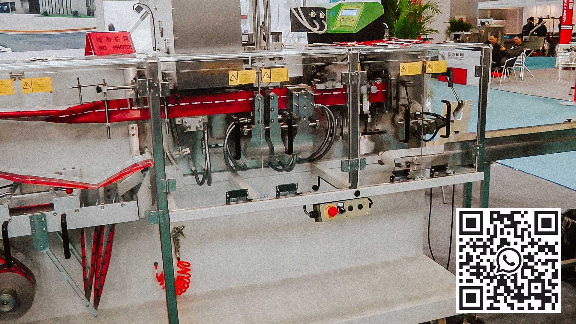 Automatic line for the production of wet wipes with alcohol individual package