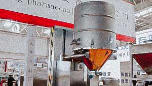 Automatic pick-up device for powder containers in the pharmaceutical production of medicines CANADA