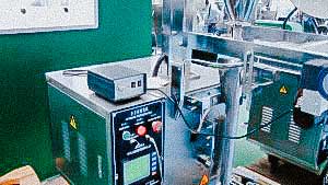 Automatic powder filling machine in plastic bags sticks
