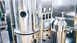 Automatic equipment for drying and granulation of powder in fluidized bed pharmaceutical production Estonia