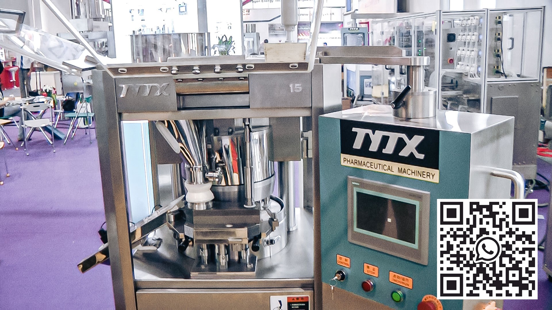 Automatic equipment for manufacturing high quality tablets in pharmaceutical production
