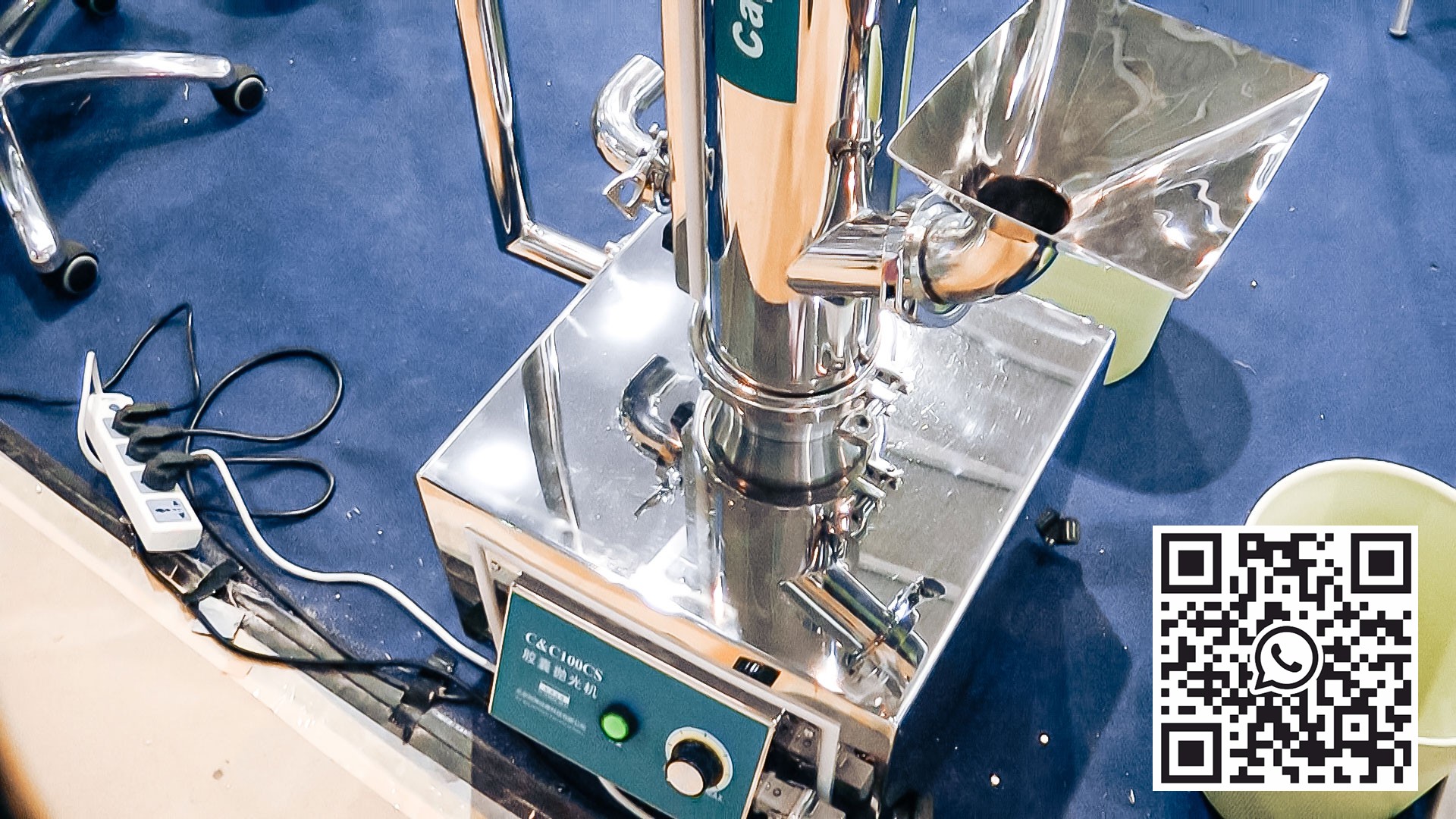 Automatic equipment for polishing gelatin capsules pharmaceutical production Nederland