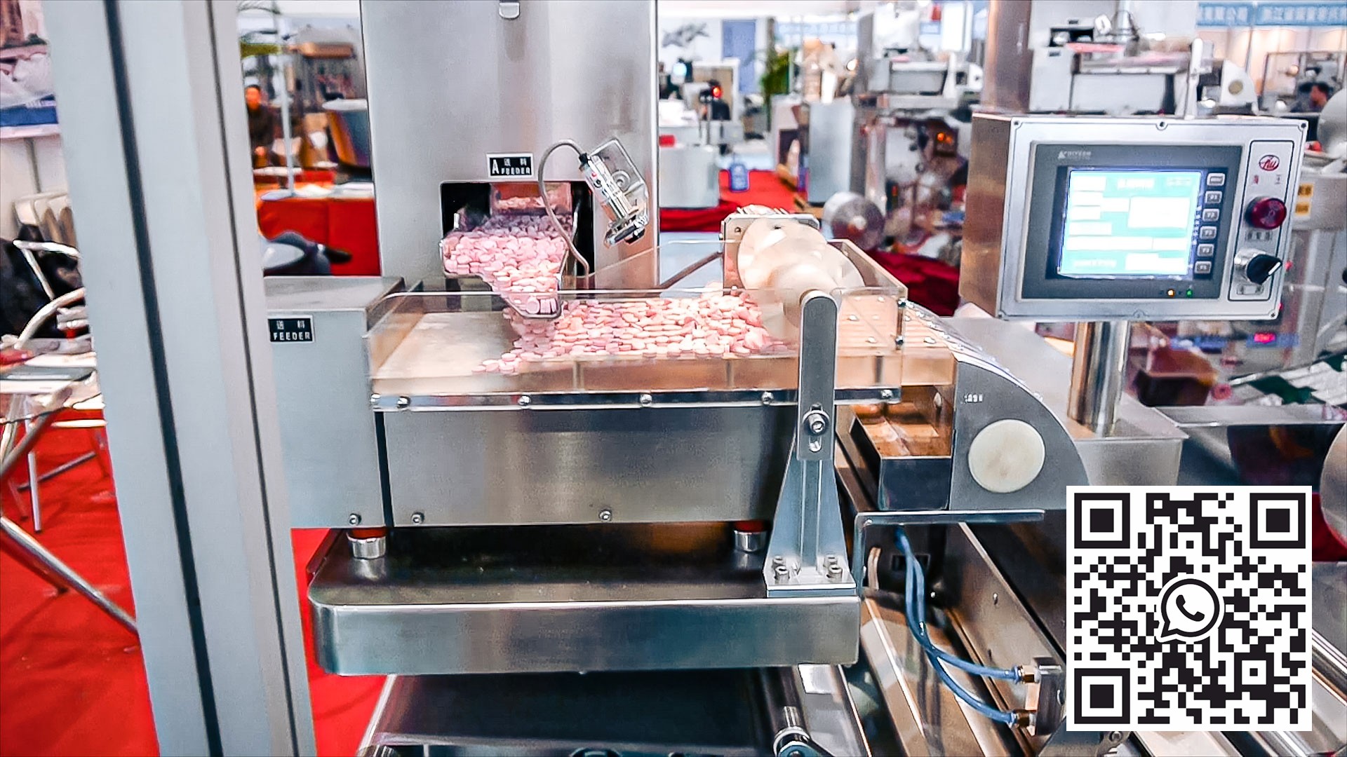 Automatic equipment for tablet packing in soft aluminum packaging Europe