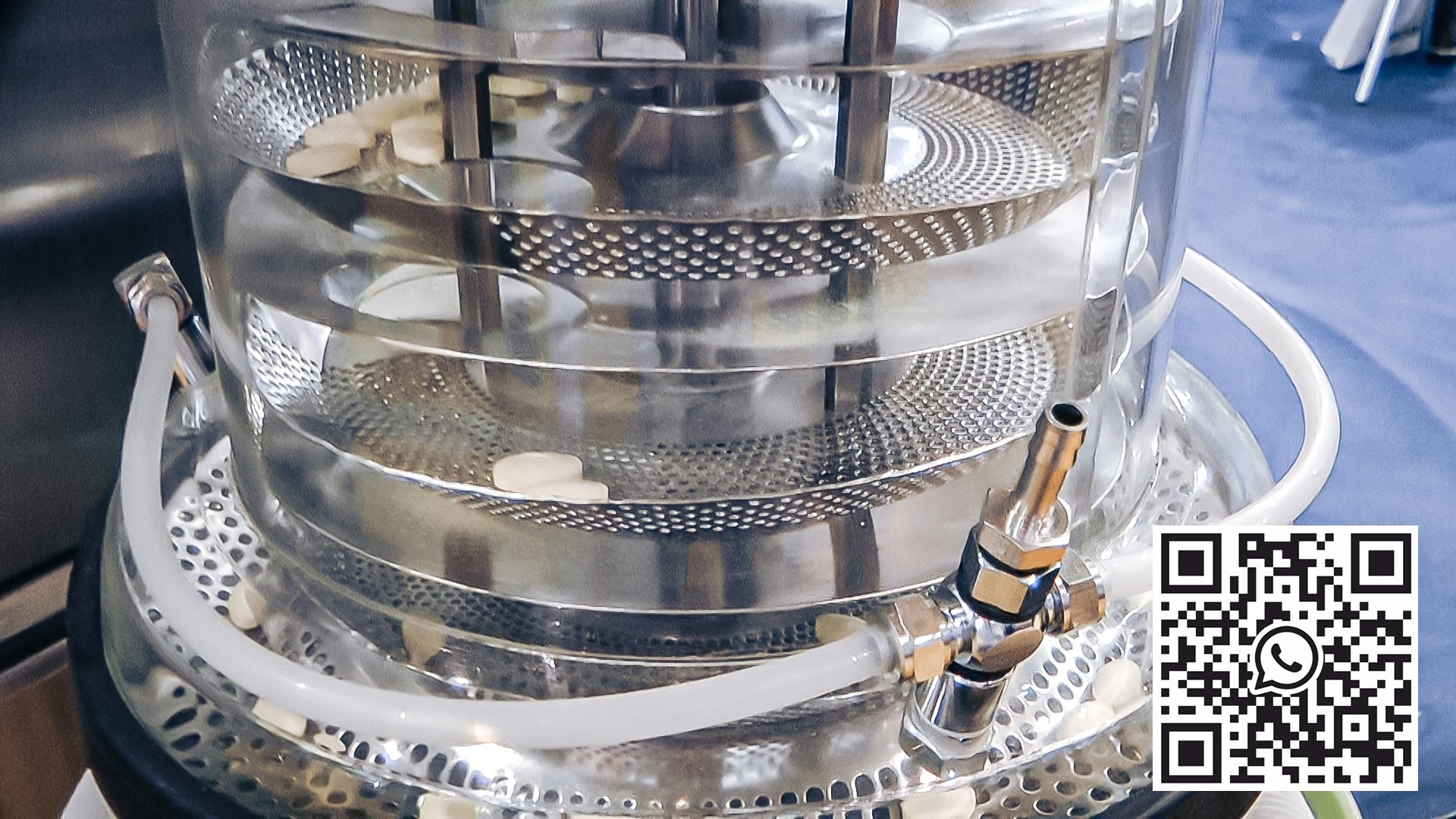 Automatic equipment for tablet polishing and dust removal in pharmaceutical production Portugal