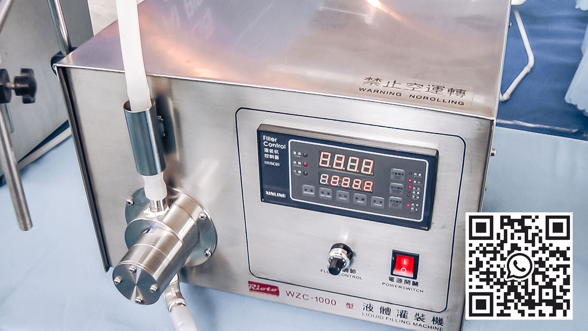 Automatic equipment for dosing liquids in pharmaceutical production Poland
