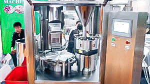 Automatic equipment for filling hard gelatin capsules with powder in pharmaceutical production USA