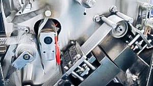 Automatic tablet and capsule packaging equipment in blisters in pharmaceutical production